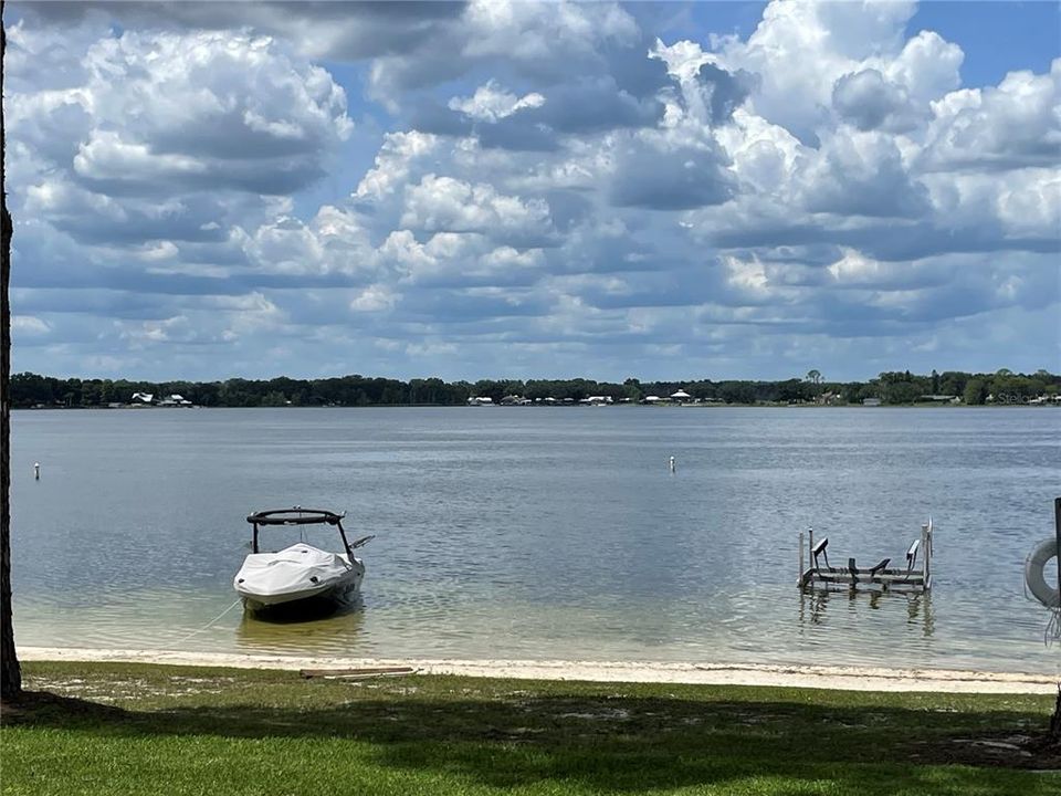 lake with storage for boat or jet ski