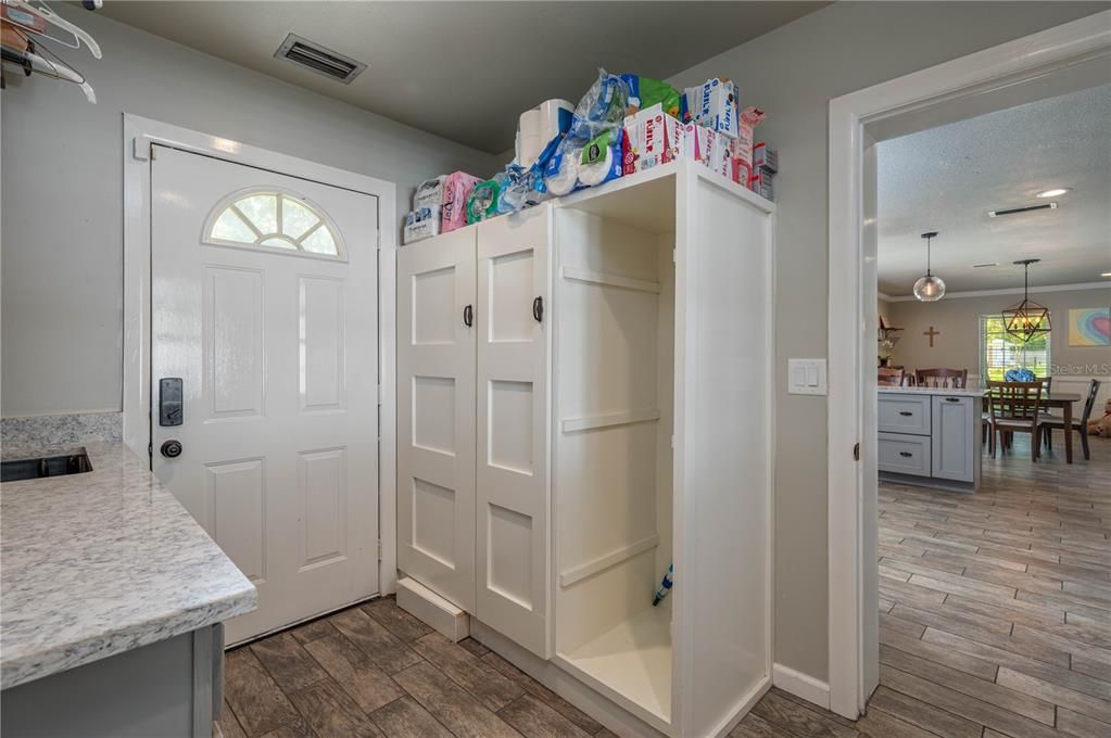 Mudroom storage