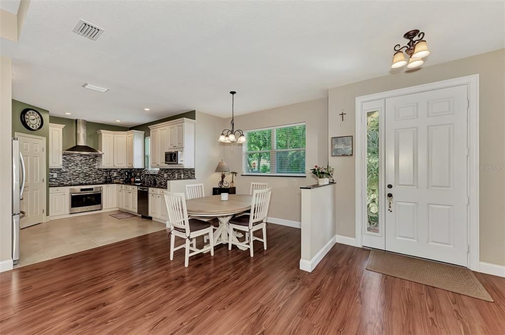 Open Floor-Kitchen-Dining Room-Front door