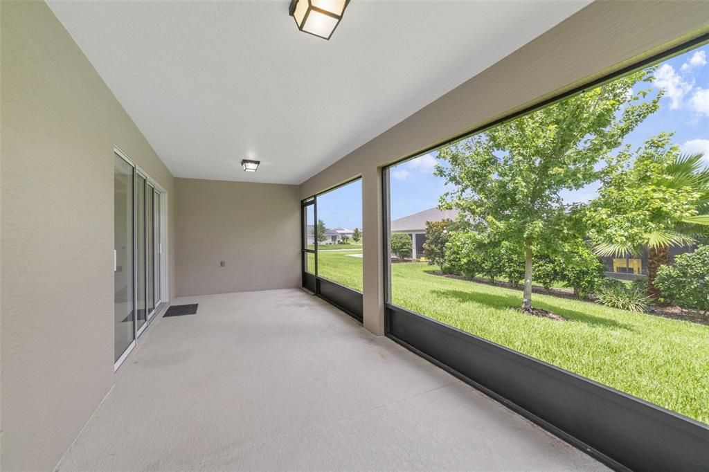 Covered, Screened Porch