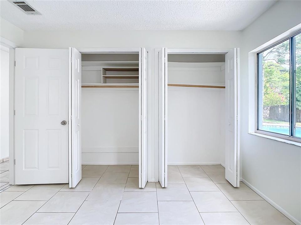 Primary Bedroom Closets