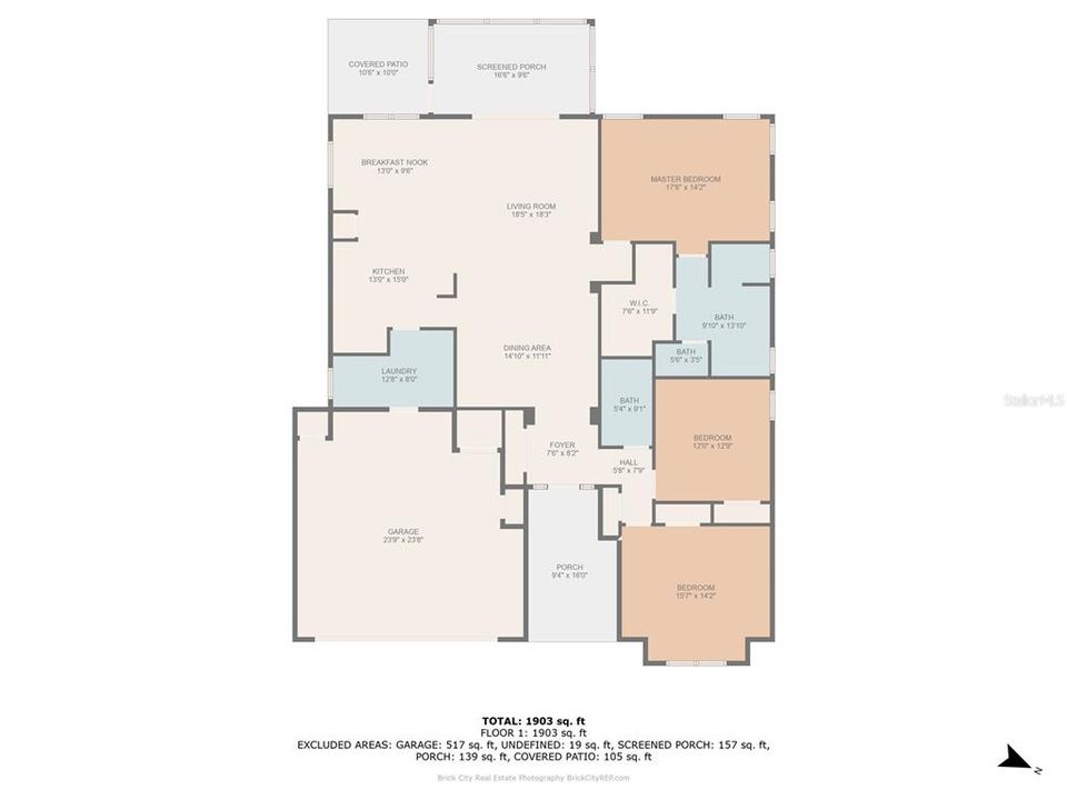 На продажу: $565,000 (3 спален, 2 ванн, 2014 Квадратных фут)