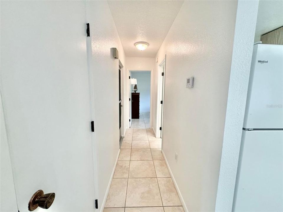 Hallway to second bed/bath