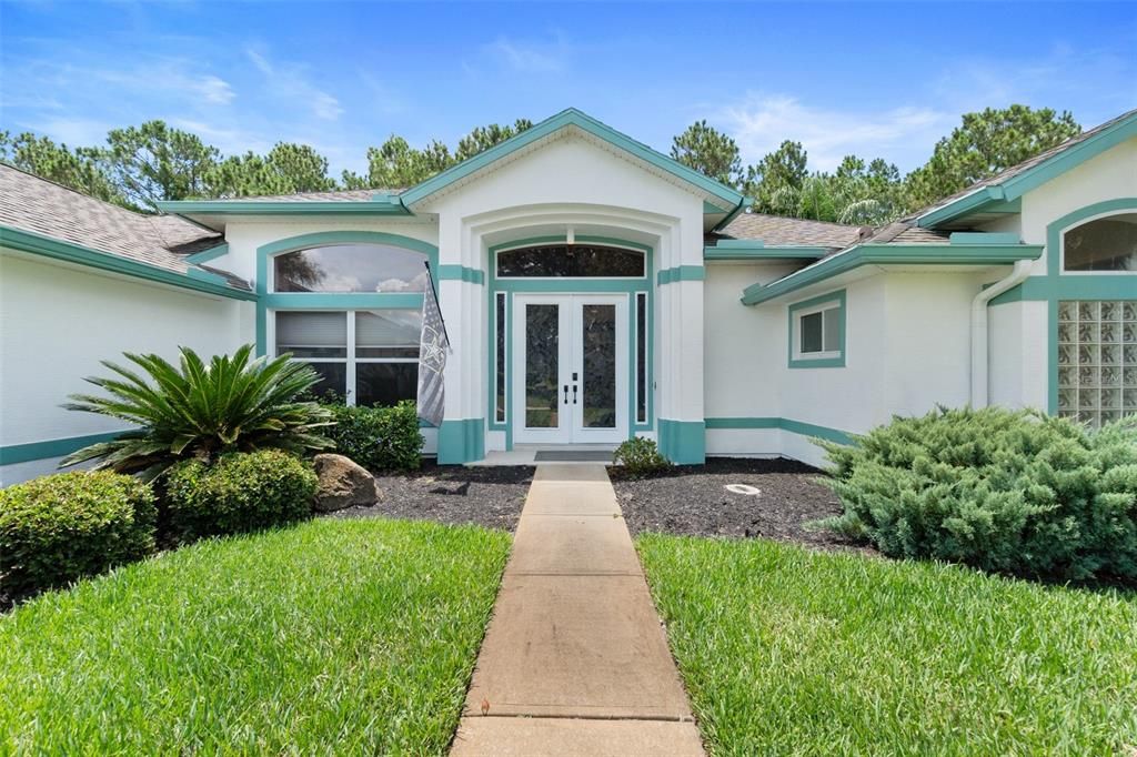 Walkway to Front Doors