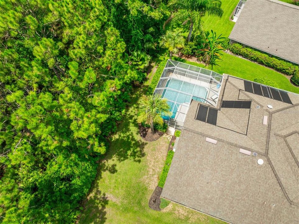 Aerial View of Backyard