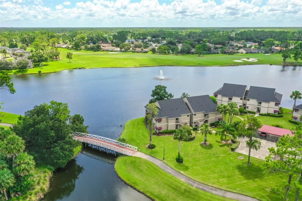 Lakes & Bridge within Subdivision