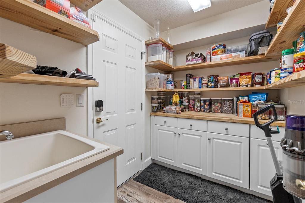 Walk-in Pantry w/Built-ins