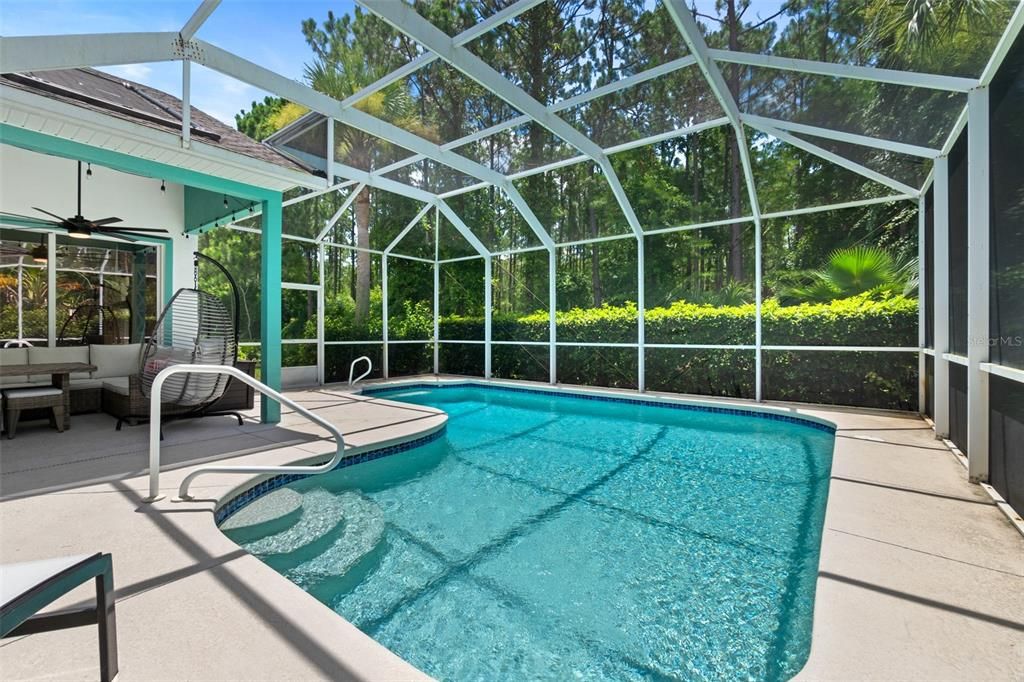 Solar Heated Screened Pool