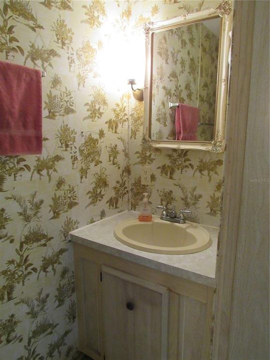 In-suite half bath.