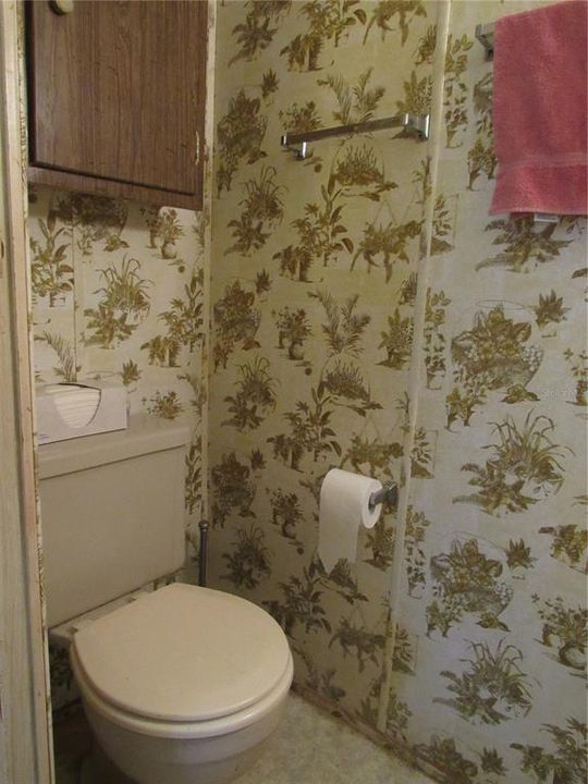 In-suite half bath.