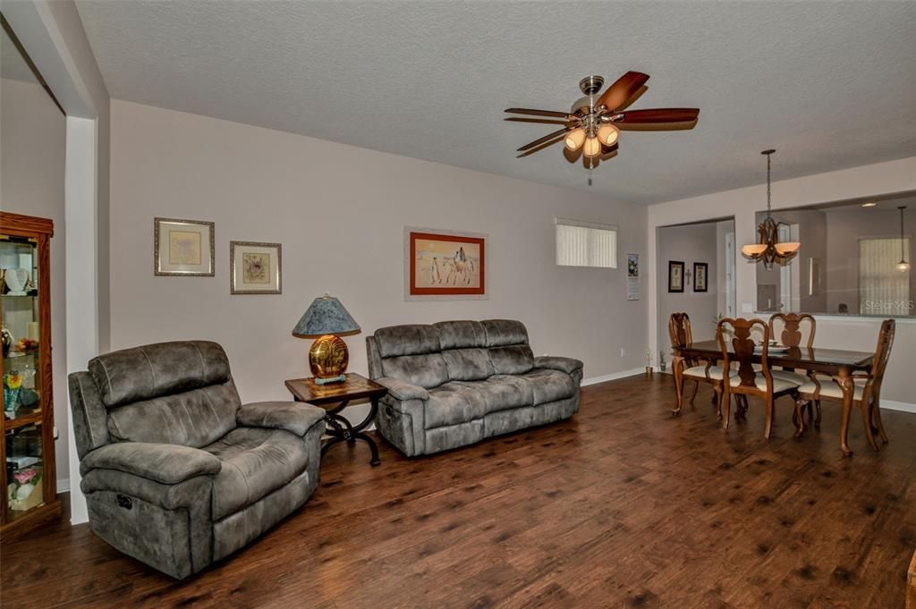 Living Room & Dining Area