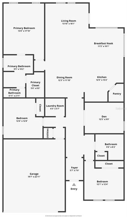 На продажу: $435,000 (3 спален, 2 ванн, 2043 Квадратных фут)