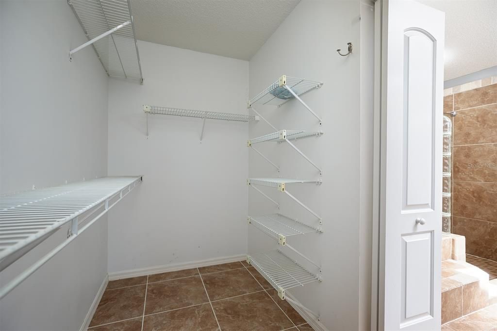 Primary Walk-In Closet