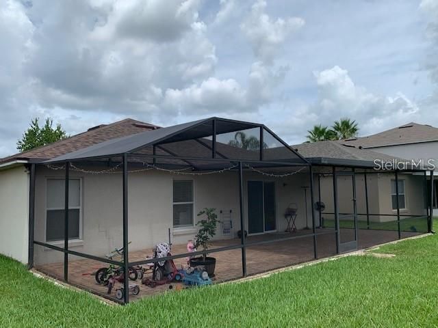 Screened patio