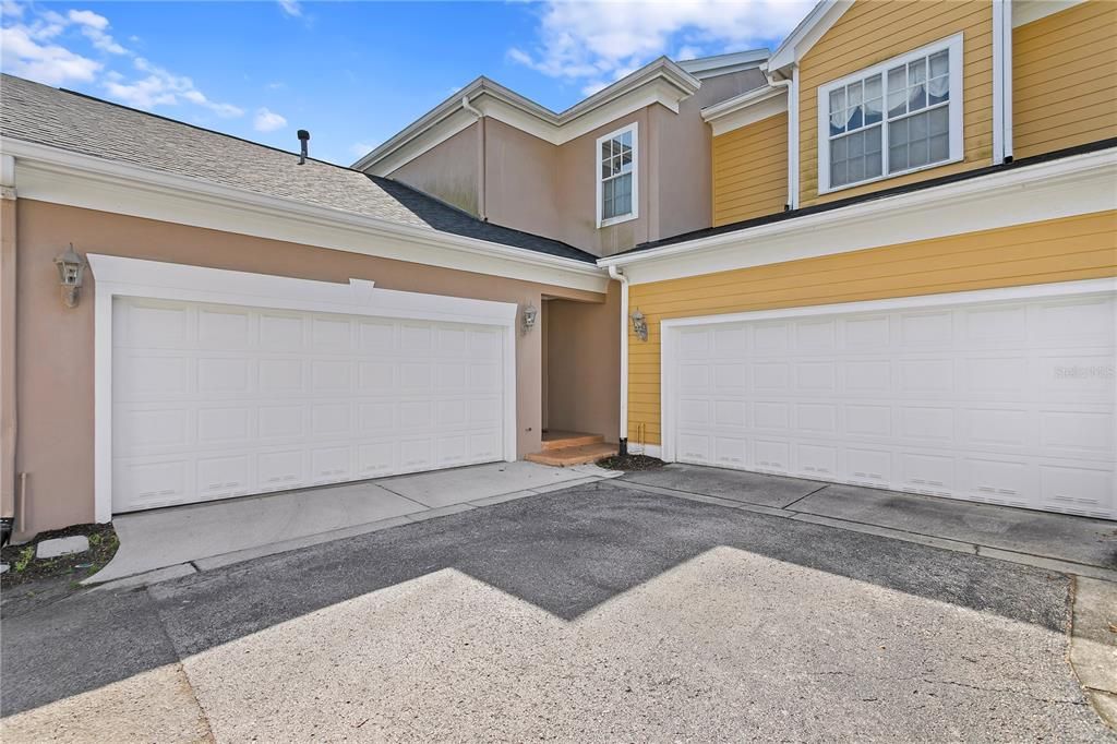 This townhome has an attached 2 car garage