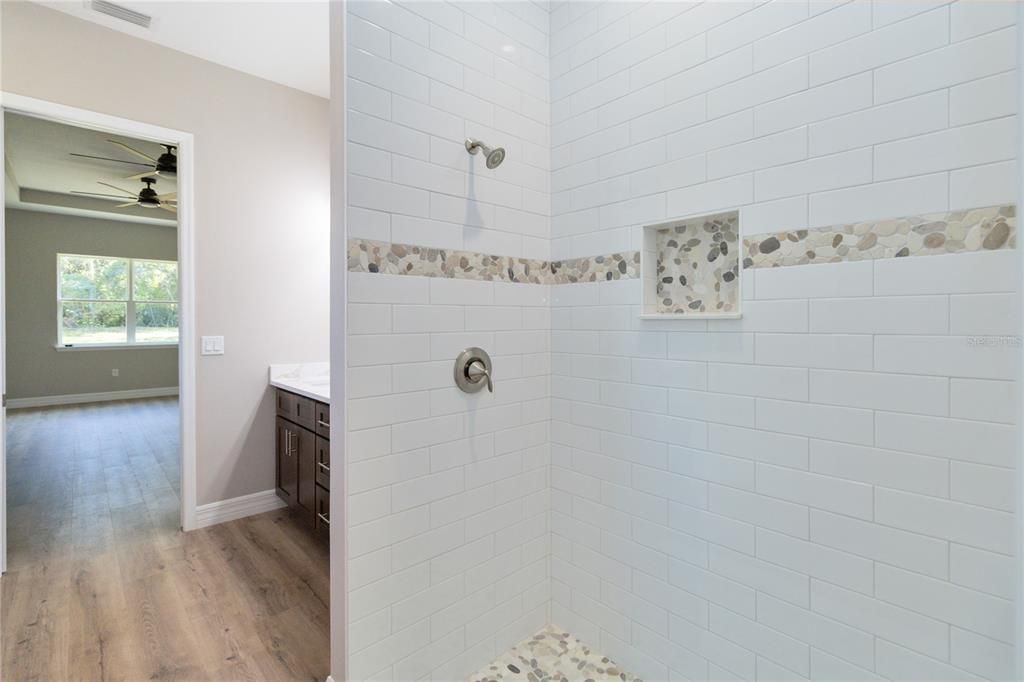 Master Bathroom with Large Shower