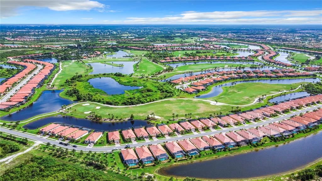 Spartina Drive from the air