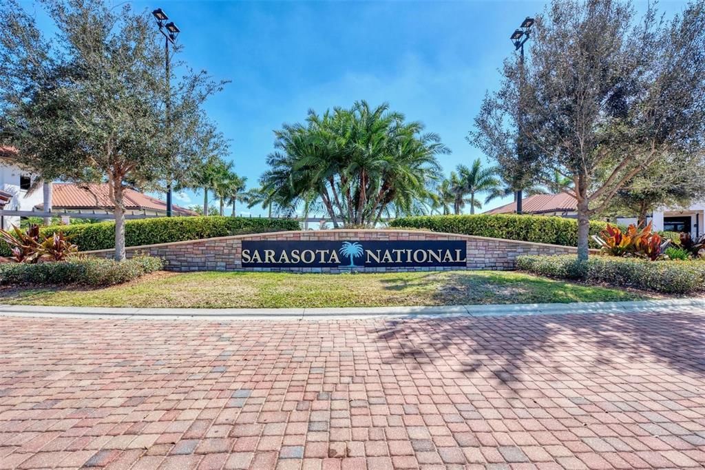 Sarasota National Entrance