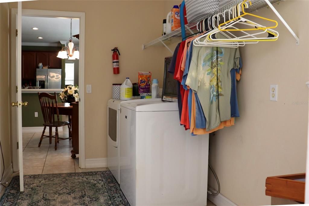 Laundry room off the Kitchen