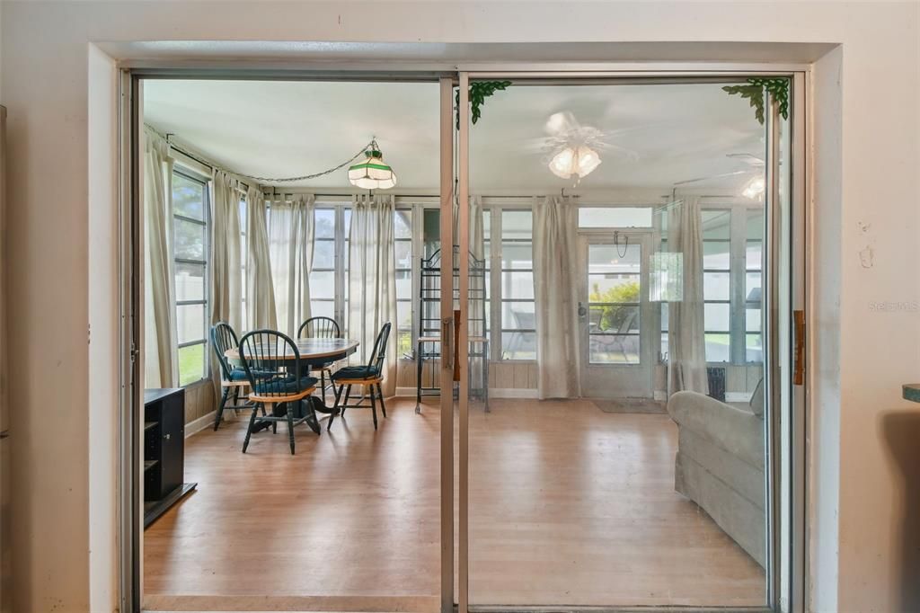 Kitchen Connects to Florida Room