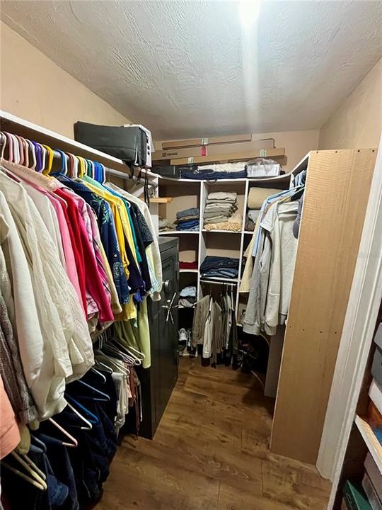 Built in walk in closet