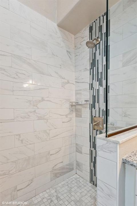 Decorative Tiled Shower