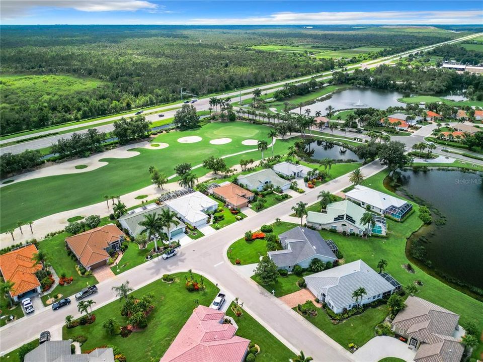 A championship golf course right out your back door.