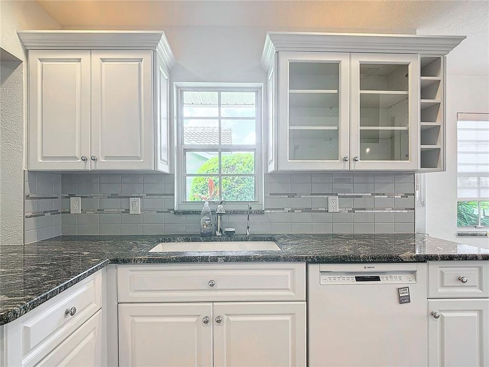 Lots of light in this kitchen