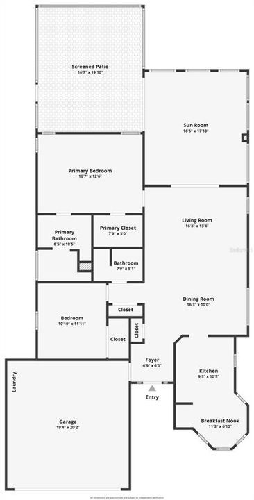 For Sale: $345,000 (2 beds, 2 baths, 1604 Square Feet)