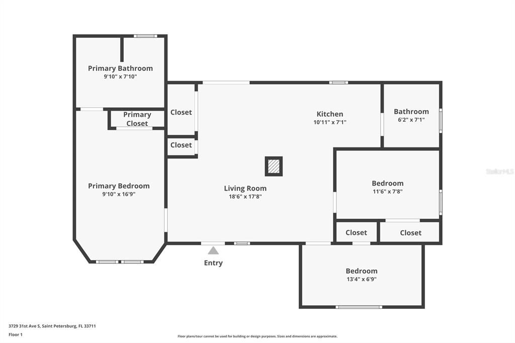 For Sale: $375,000 (3 beds, 2 baths, 980 Square Feet)