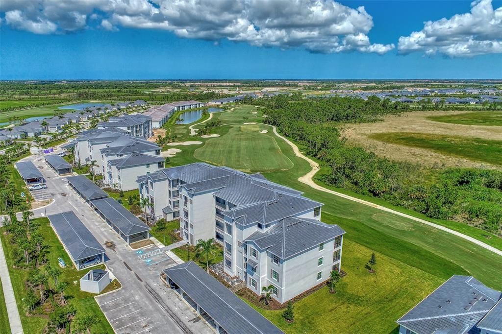 Aerial view of the Terrace Building