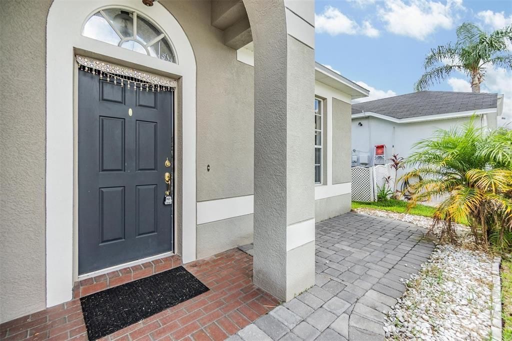 Front Door and extended walkway