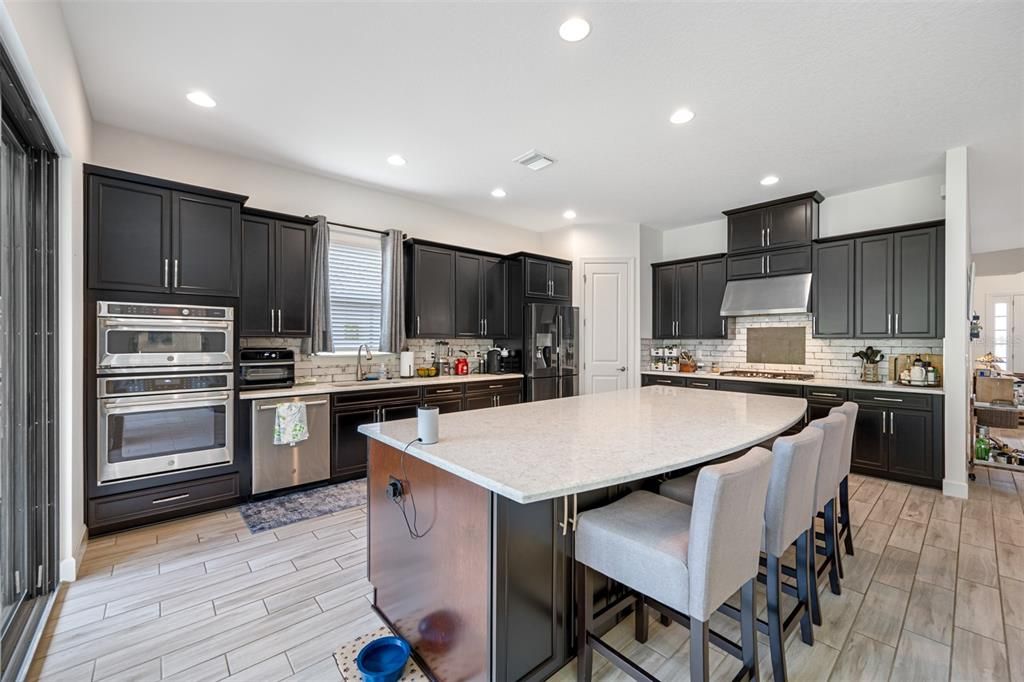 Kitchen Area with Granite Island