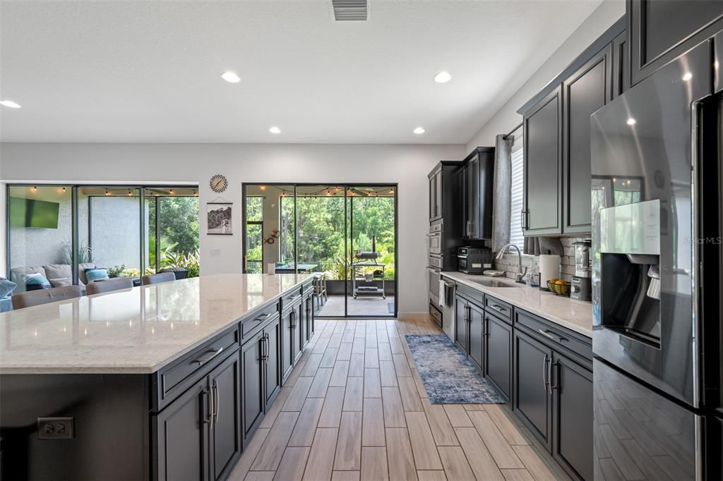 Kitchen Area with Granite Island