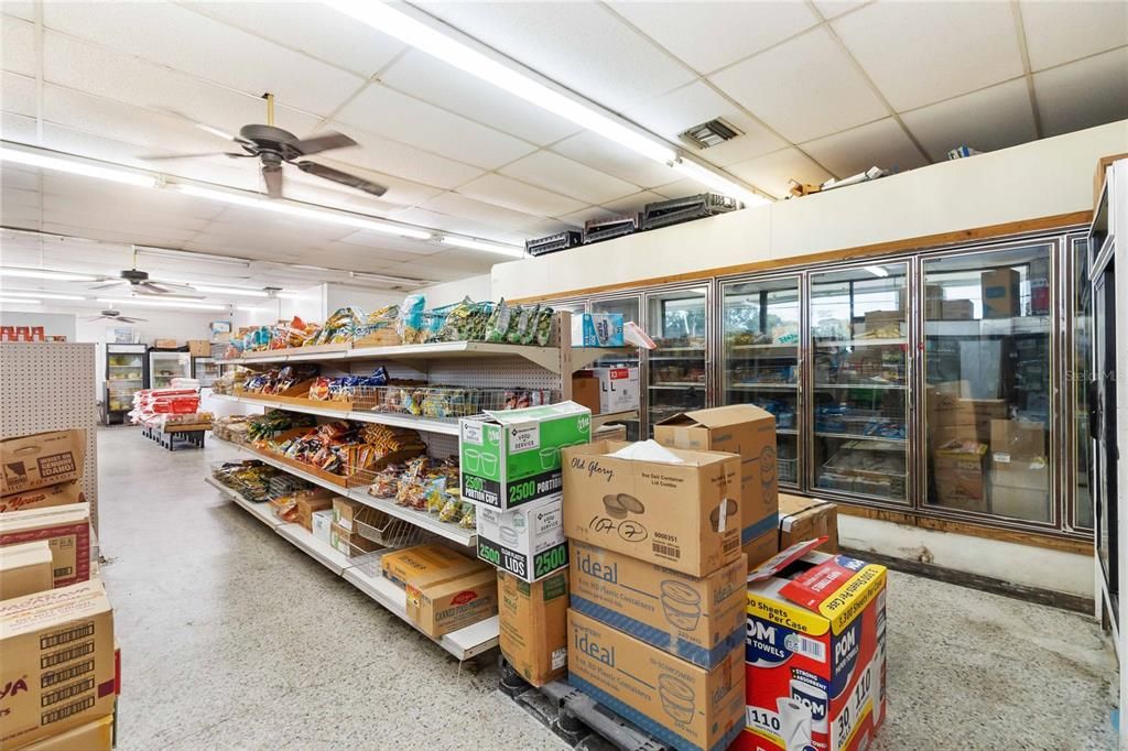 Inside of grocery store