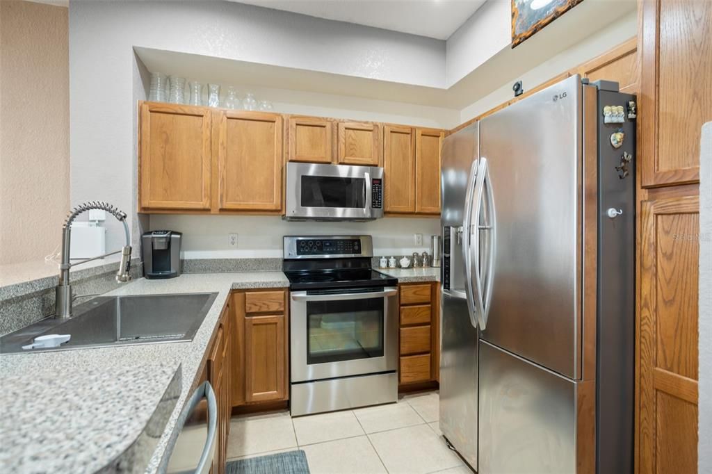 Kitchen with Stainless Steel Appliances