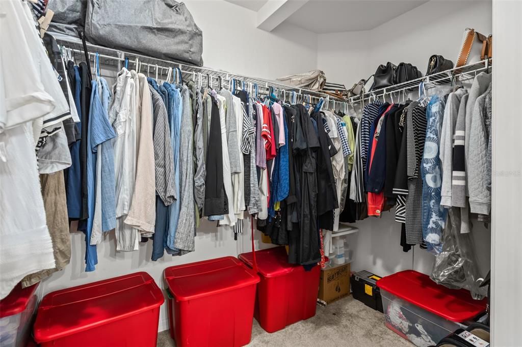 Walk-in Closet for the Master Bedroom