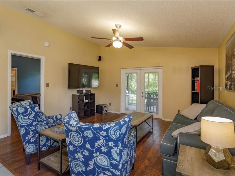 Living Room with Wood Floors