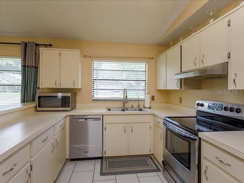 Kitchen with Updated Stainless Appliances