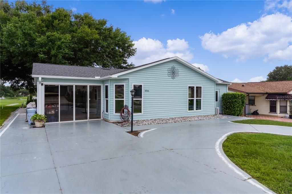 Front of Home with Circular Driveway