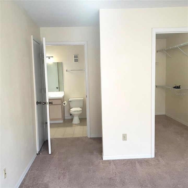 Standing in Bedroom looking toward Bathroom