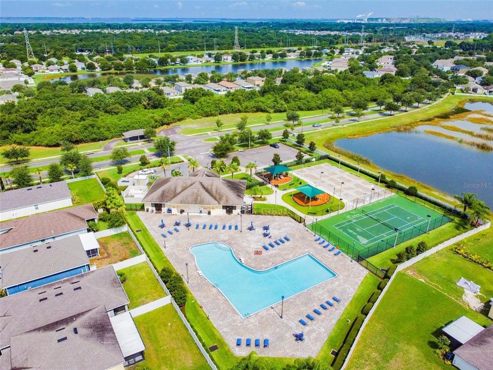 Clubhouse, Pool, Tennis Court, Basketball Court
