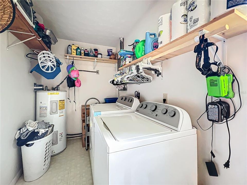 Inside Laundry room/Storage