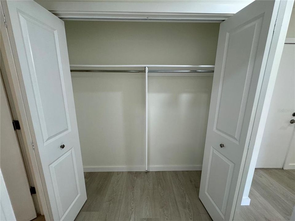 More storage closet space inside