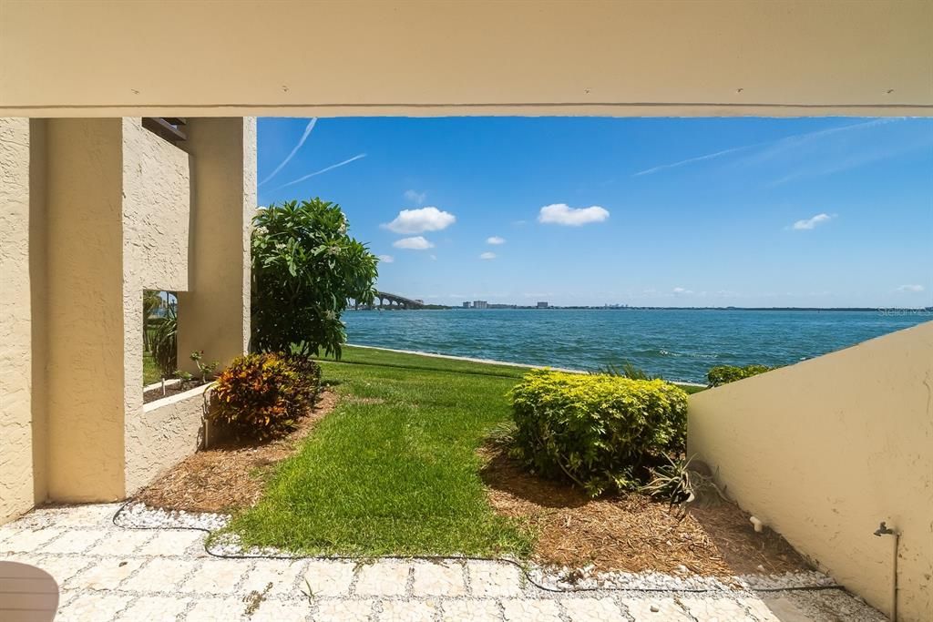 Bay views from 1st floor sunroom