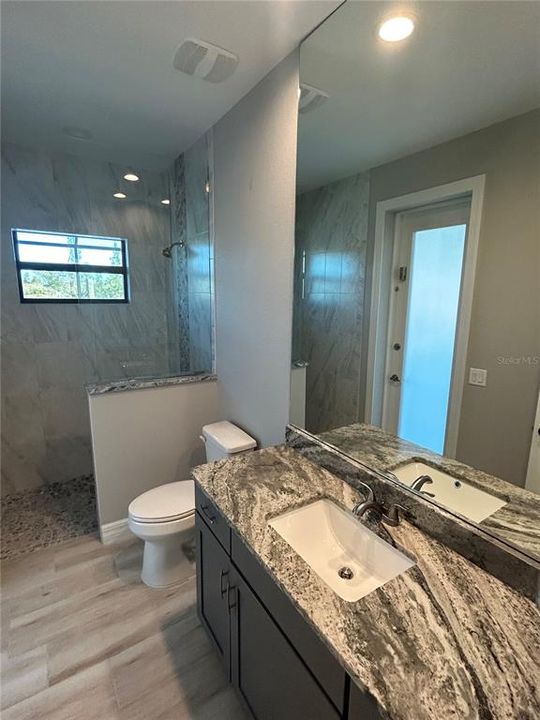 Similar Guest/Pool Bathroom Completed