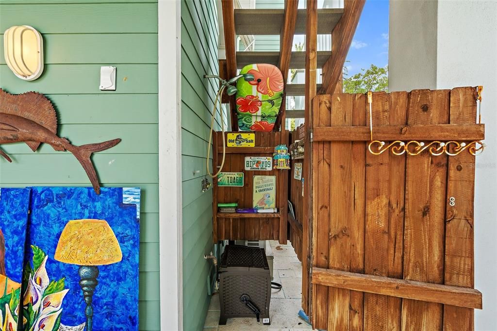 Outdoor shower