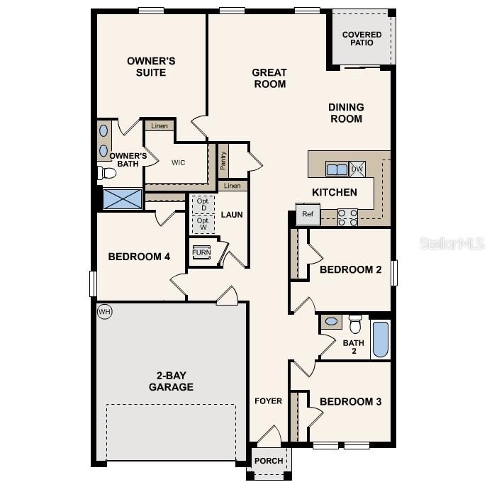 Active With Contract: $265,990 (4 beds, 2 baths, 1666 Square Feet)