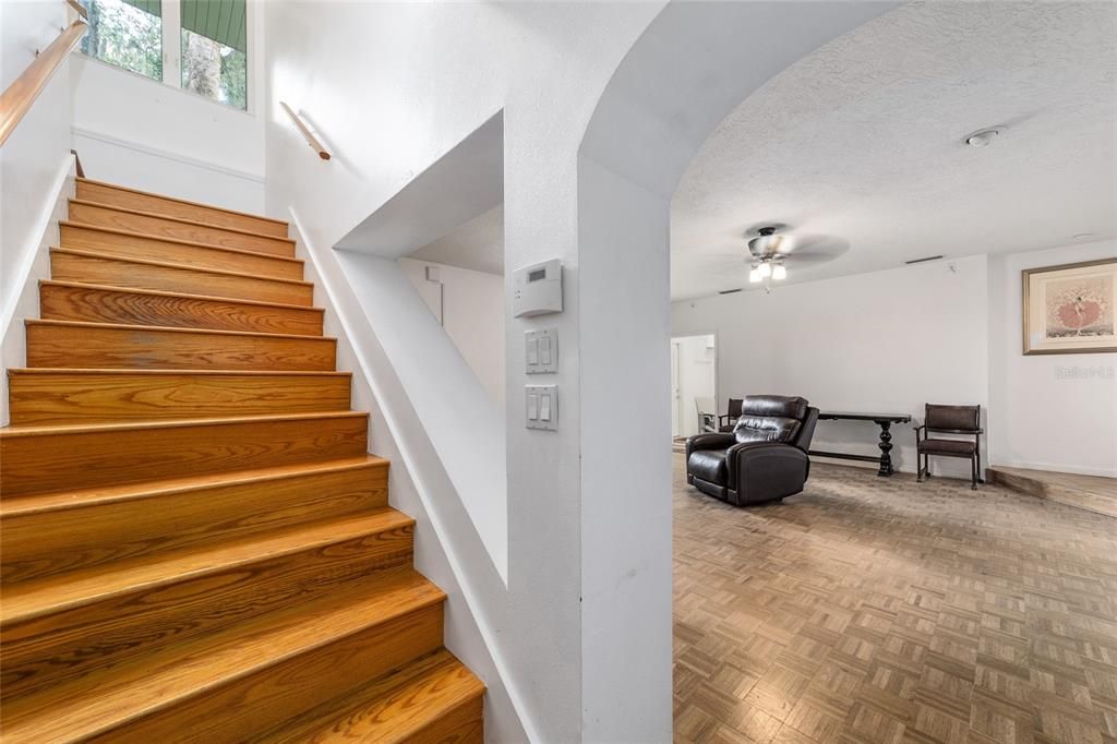 Stairs leading to Master Bedroom upstairs