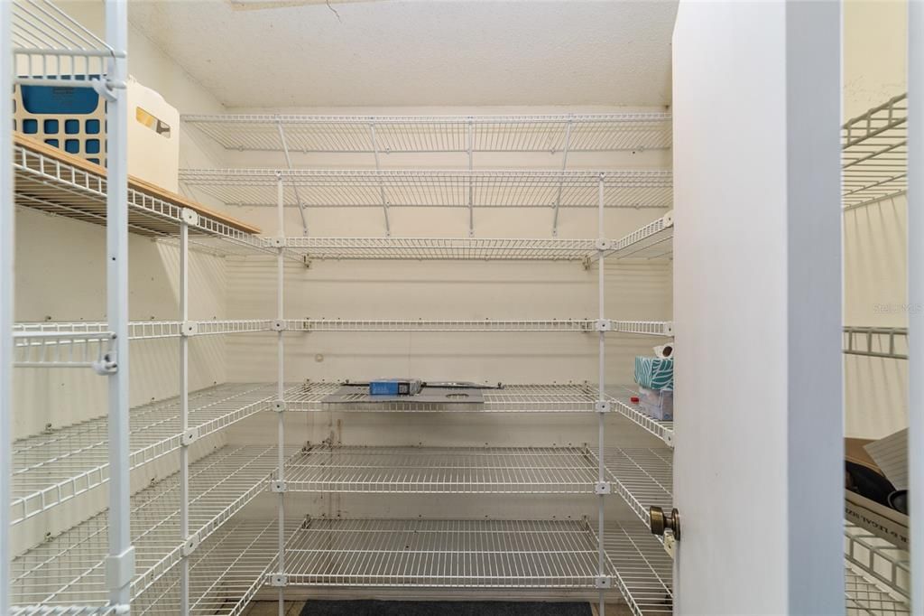 Large walk-in pantry